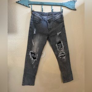 Men’s Gray Denim Jeans